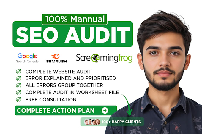 Gig Preview - Do complete website SEO audit, your site is not ranking, lets fix it