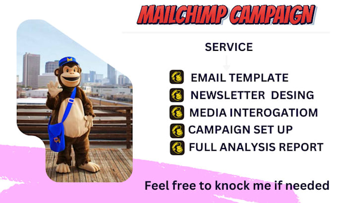 Gig Preview - Design and manage mailchimp email marketing campaigns and automation