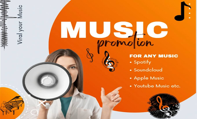 Gig Preview - Boost your music with professional spotify, soundcloud and radio promotion