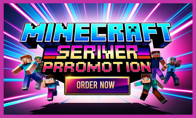 Gig Preview - Minecraft server promotion, fivem server advertisement and active