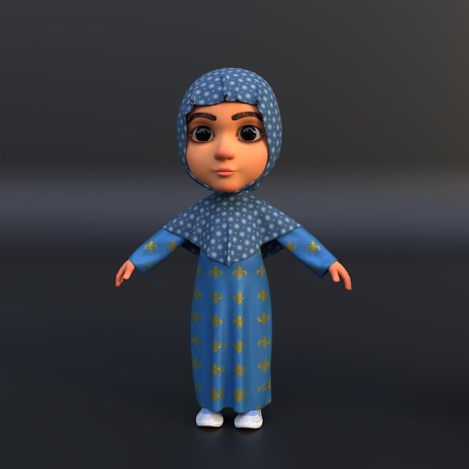 Gig Preview - Do 3d arabic character animation explainer video arabic animation 3d animation