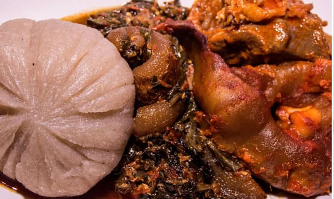 Gig Preview - Amala and ewedu with fish or meat