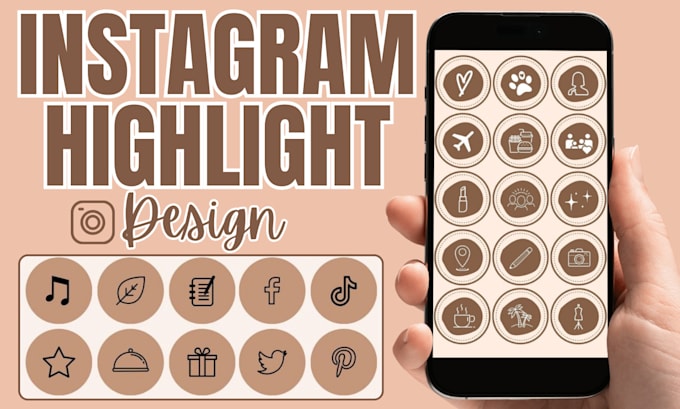 Gig Preview - Design a custom instagram story highlight covers icons in 6h