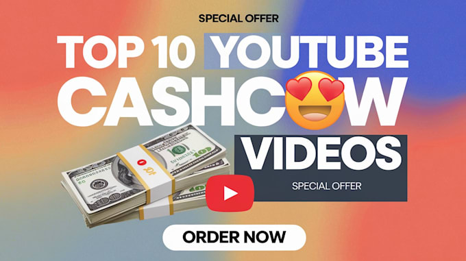 Gig Preview - Create viral cash cow videos and youtube channel for you