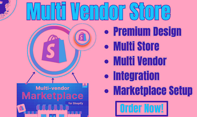 Gig Preview - Build multi vendor ecommerce website and marketplace website dokan wcfm with app