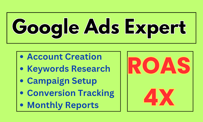 Gig Preview - Optimize your google ads for maximum ROI