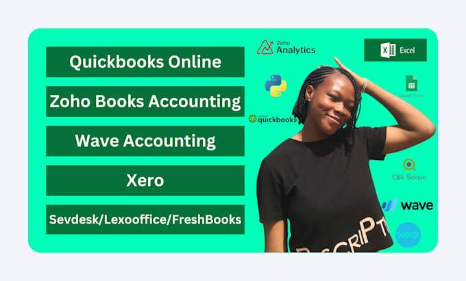 Gig Preview - Be quickbooks online expert xero zoho books wave freshbooks bookkeeping expert