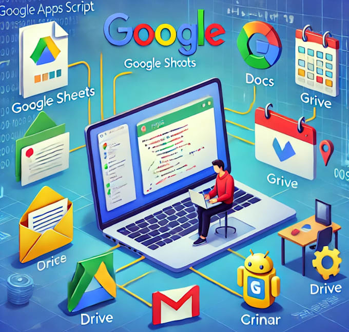 Bestseller - create google apps script developer automate gmail sheets drive forms