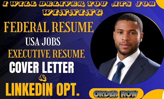 Gig Preview - Deliver a federal resume that generates interviews