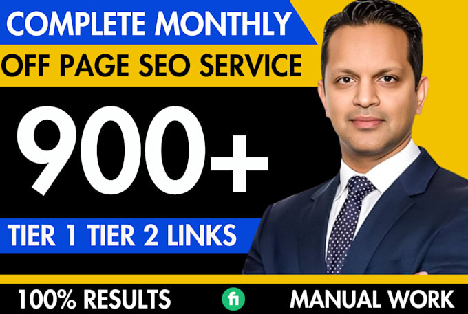 Gig Preview - Do monthly off page SEO service using authority white hat dofollow backlink