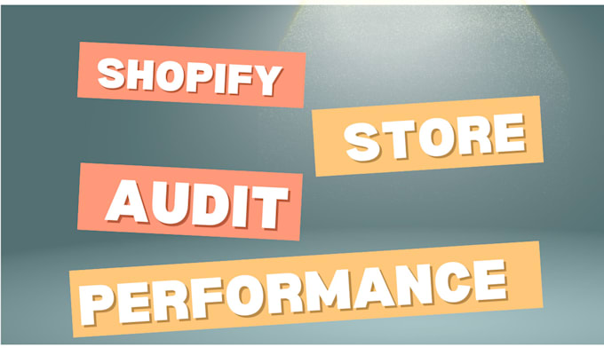 Gig Preview - Engage in shopify audit for optimal performance