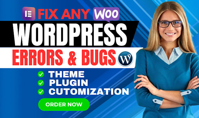 Gig Preview - Fix wordpress errors, elementor bugs, and woocommerce issues quickly