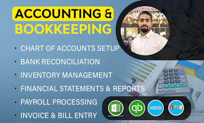 Gig Preview - Do professional accounting and bookkeeping using quickbooks online and xero