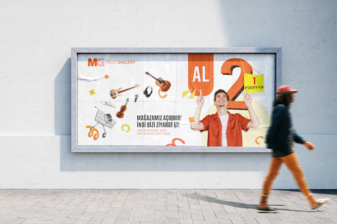 Gig Preview - Design advertising  and eye catching billboards