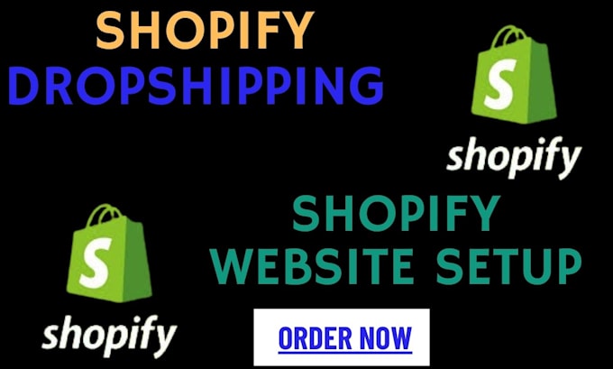 Gig Preview - Build shopify store or dropshipping ecommerce  website