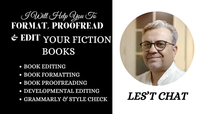 Gig Preview - Proofread, developmental edit, format fiction, romance story novel book editor