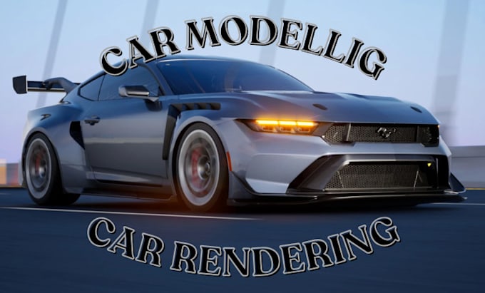 Gig Preview - Make realistic renders and 3d model a perfect car design