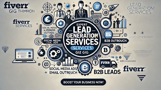 Gig Preview - Boost your business with expert lead generation