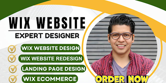 Gig Preview - Wix website redesign wix website design wix landing page wix website wix design