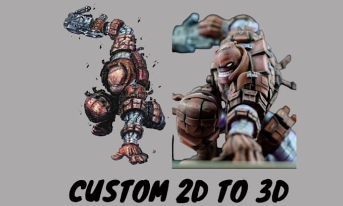 Bestseller - sculpt 3dcharacter miniature figurine and toy from your 2d image for 3d printing