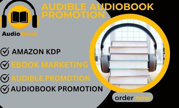 Gig Preview - Promote your amazon kindle book, do audible audiobook promotion