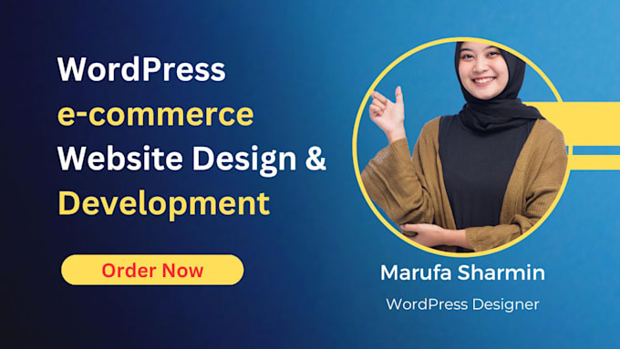 Gig Preview - Build a wordpress ecommerce website with woocommerce