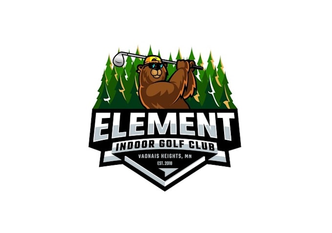 Gig Preview - Design modern team sports golf club logo