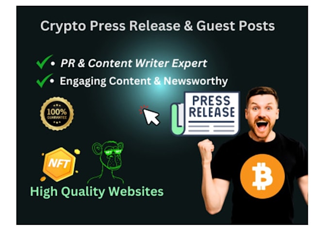 Gig Preview - Do crypto, crypto article PR, nft press release on 250 permanent USA news sites