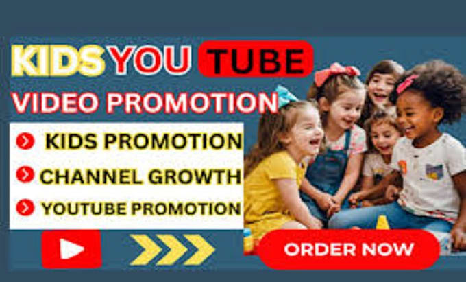 Gig Preview - Promote your kids youtube video in playlists grow your you tube channel