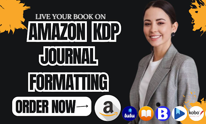 Gig Preview - Professionally format and edit your journals for amazon KDP