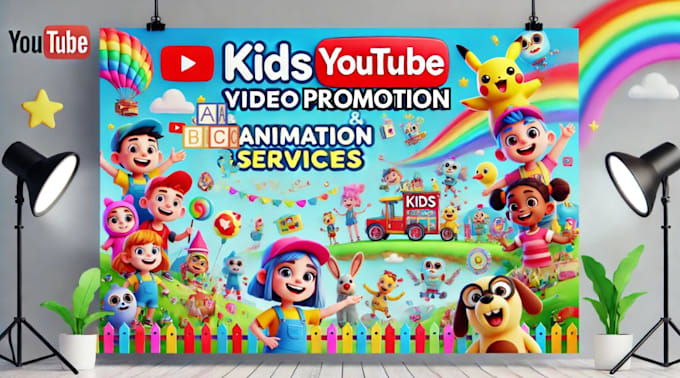 Bestseller - promote kids youtube video for views growth and monetization