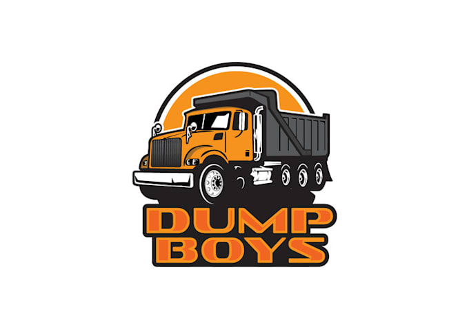 Gig Preview - Design elegant dump cleaning service logo