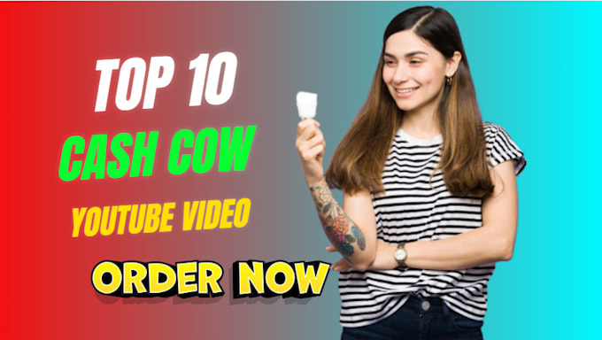 Bestseller - create top 10 cash cow faceless youtube videos