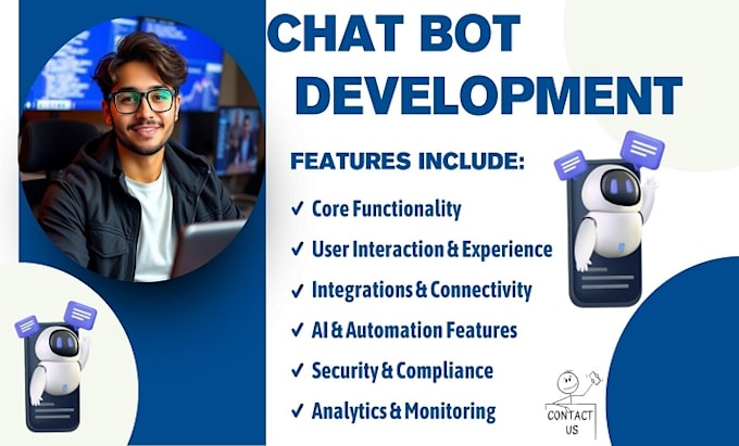 Gig Preview - Develop customer support chatbot for whatsapp, instagram dm, telegram, websites