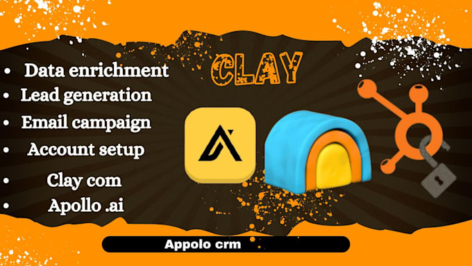 Gig Preview - Set up clay, clay com workflow, hubsport crm, zapier and apollo ai