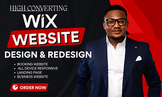 Gig Preview - Do wix website design wix website redesign wix ecommerce design wix studio