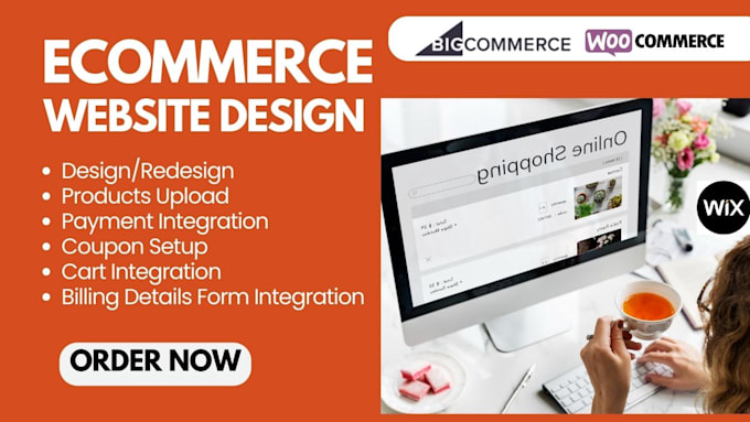 Gig Preview - Design bigcommerce redesign woocomerce store products upload payment integration