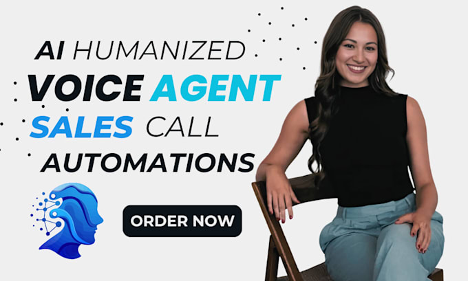 Gig Preview - Build a humanized ai voice agent salesperson for sales call automation