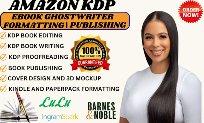 Gig Preview - Do amazon kdp book formatting, amazon book editing, amazon kdp book publishing