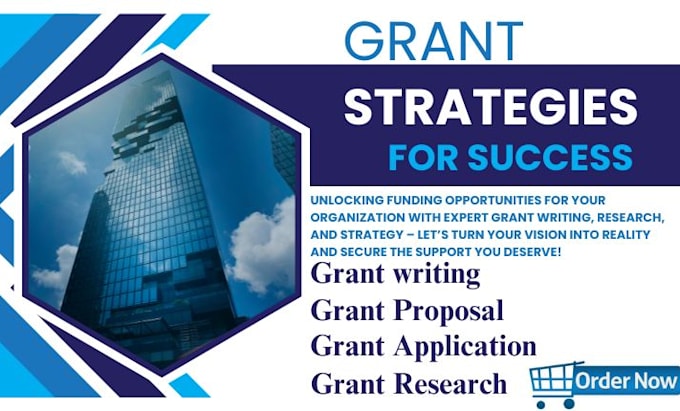 Gig Preview - Do grant writing grant proposal grant research and grant application