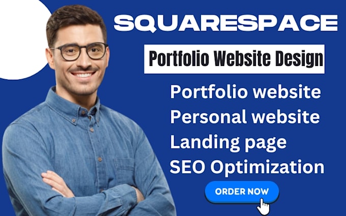 Bestseller - personal portfolio website portfolio website, landing page with squarespace