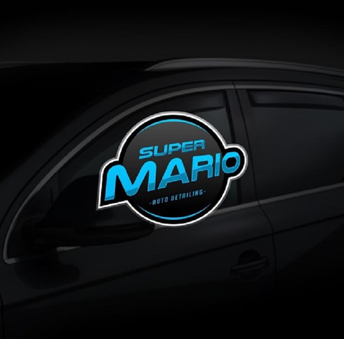 Gig Preview - Design amazing super mario auto detailing logo