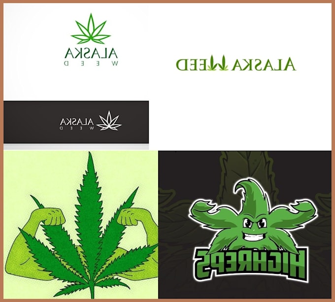 Gig Preview - Do make a cannabis marijuana and medical logo design