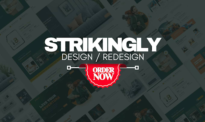 Gig Preview - Design a professional strikingly or tilda website