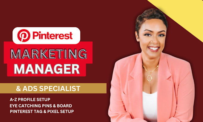 Gig Preview - Be your expert pinterest marketing manager and ads specialist