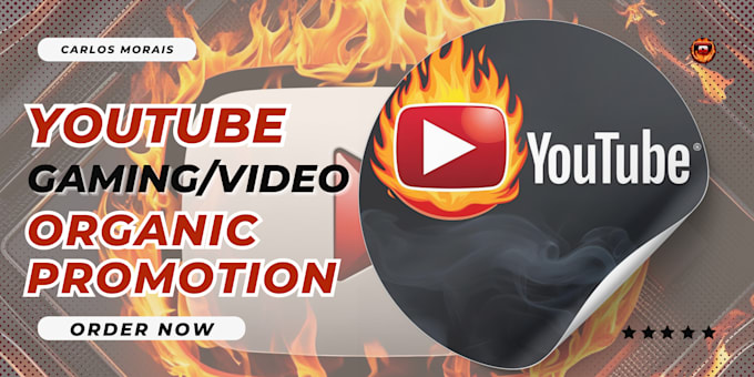 Gig Preview - Do organic superfast youtube gaming, video promotion