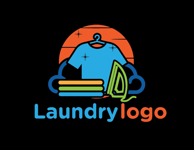 Gig Preview - Create a unique laundry logo design for your brand