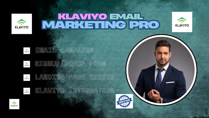 Gig Preview - Do klaviyo email marketing klaviyo flows klaviyo landing page