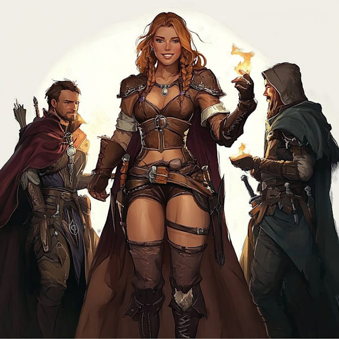 Bestseller - make a dnd character art and dnd character art