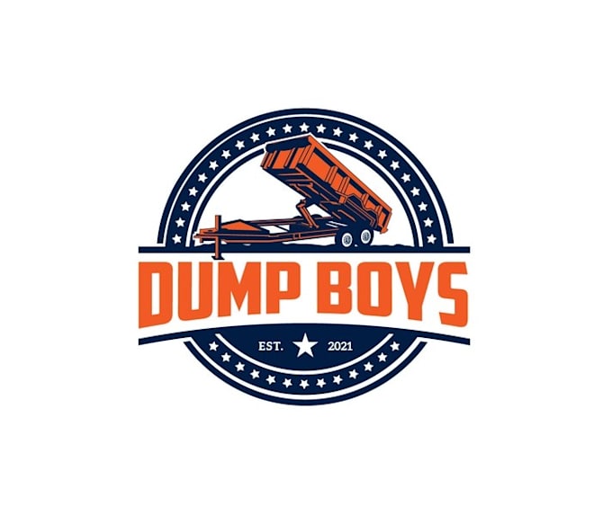 Gig Preview - Design creative dump boys service logo